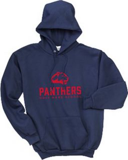 Youth/Adult - Fleece Pullover Hooded Sweatshirt, Navy